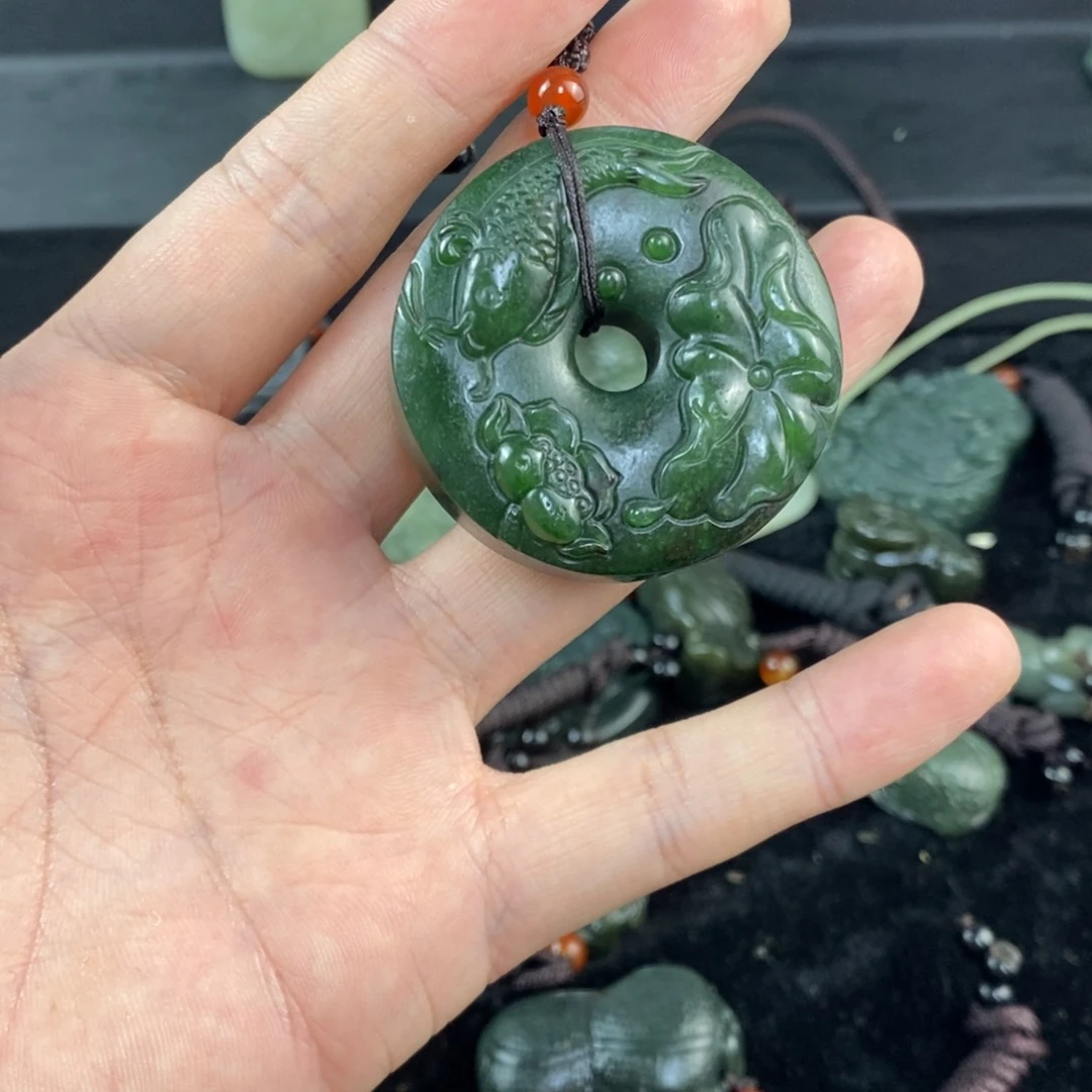 和田玉挂件未镶嵌顺**意