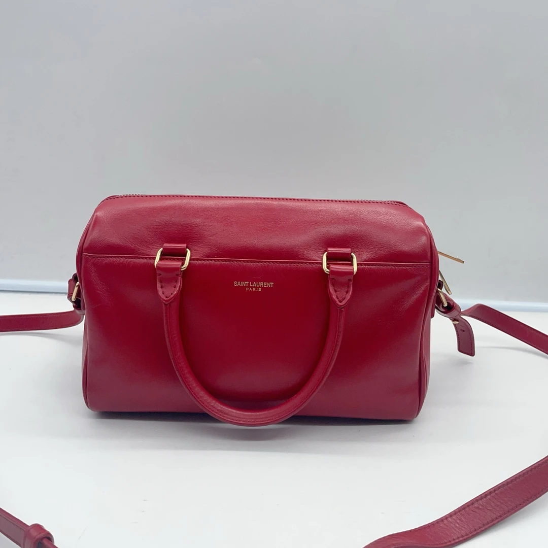 95新 YSL/圣罗兰 圣罗兰红色枕头包  /928 0152