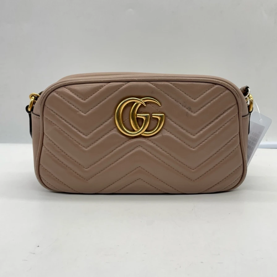95新 GUCCI/古驰 古驰 粉色 斜挎包/829 5841