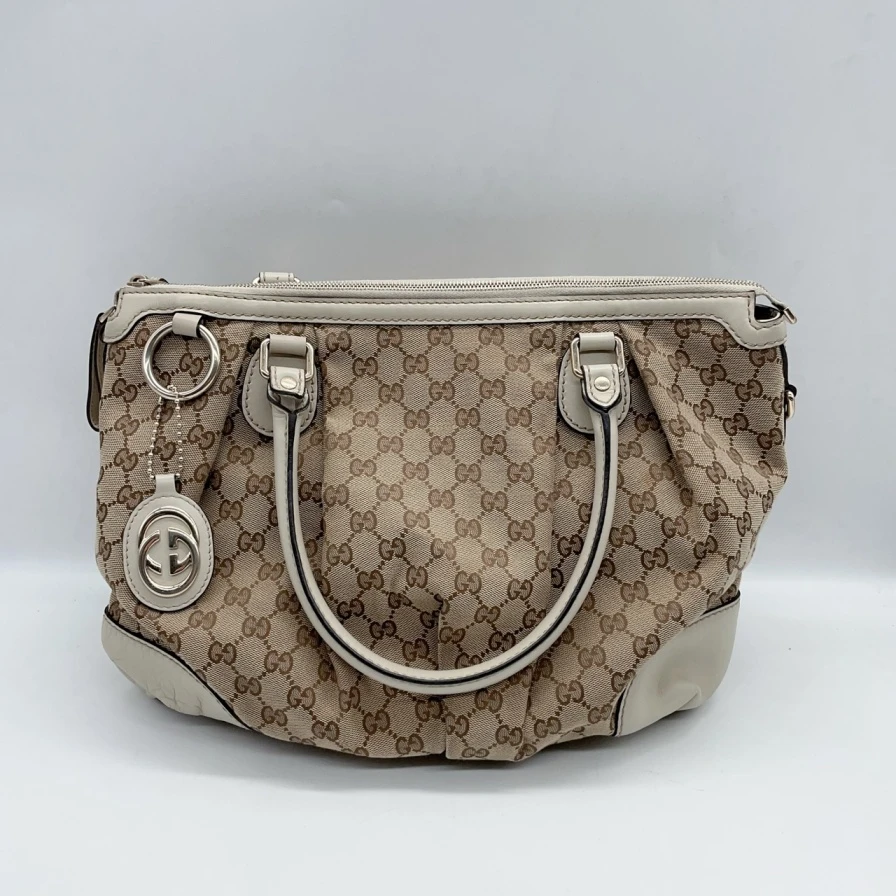 95新 GUCCI/古驰 古驰老花手提/1044 9250