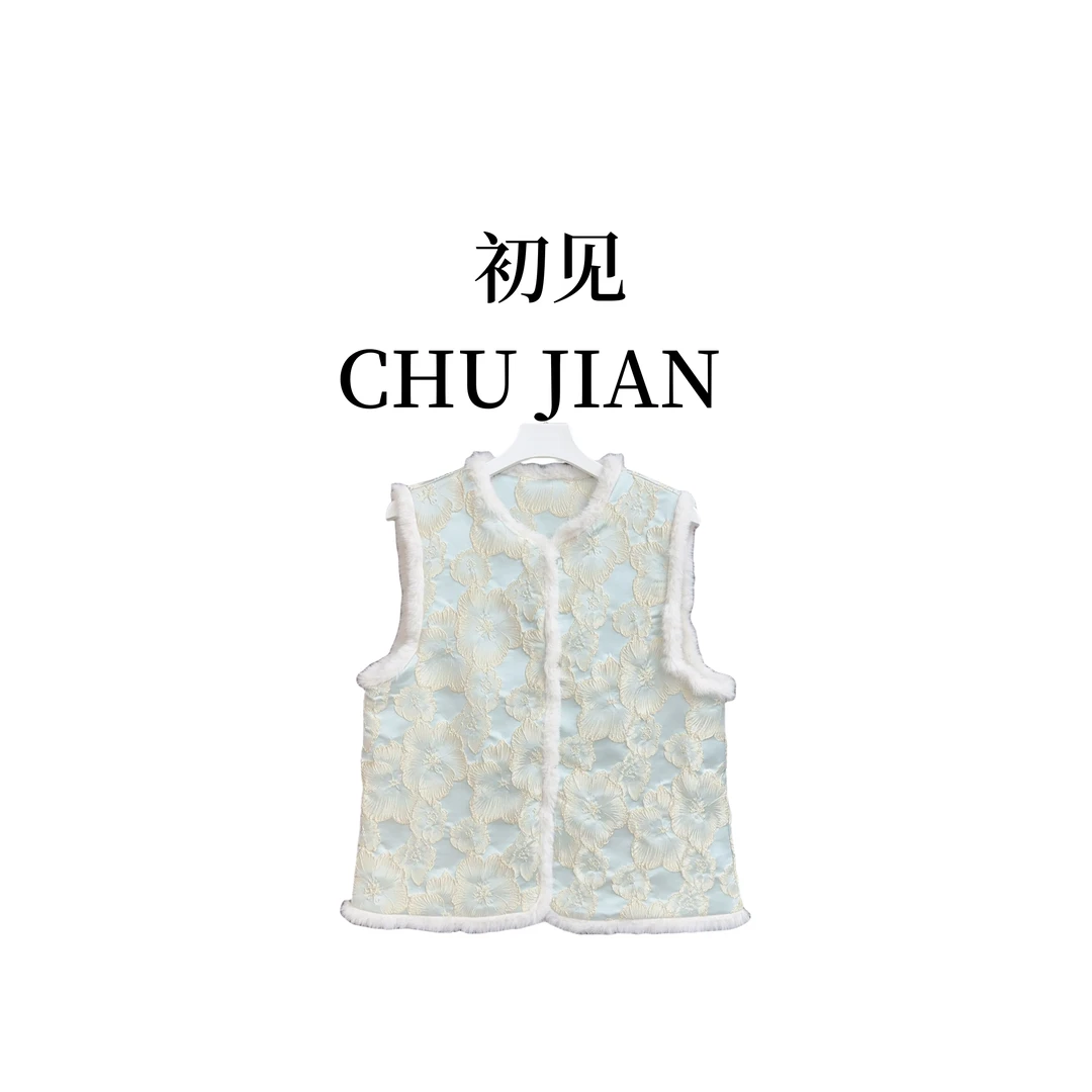 【雪见】秋冬夹棉加厚百搭新中式马夹