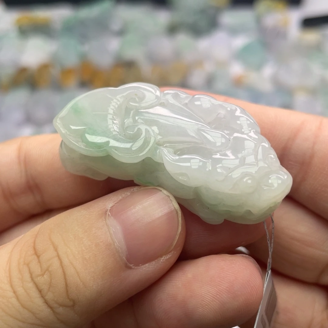 翡翠吊坠(不含链)未镶嵌貔貅