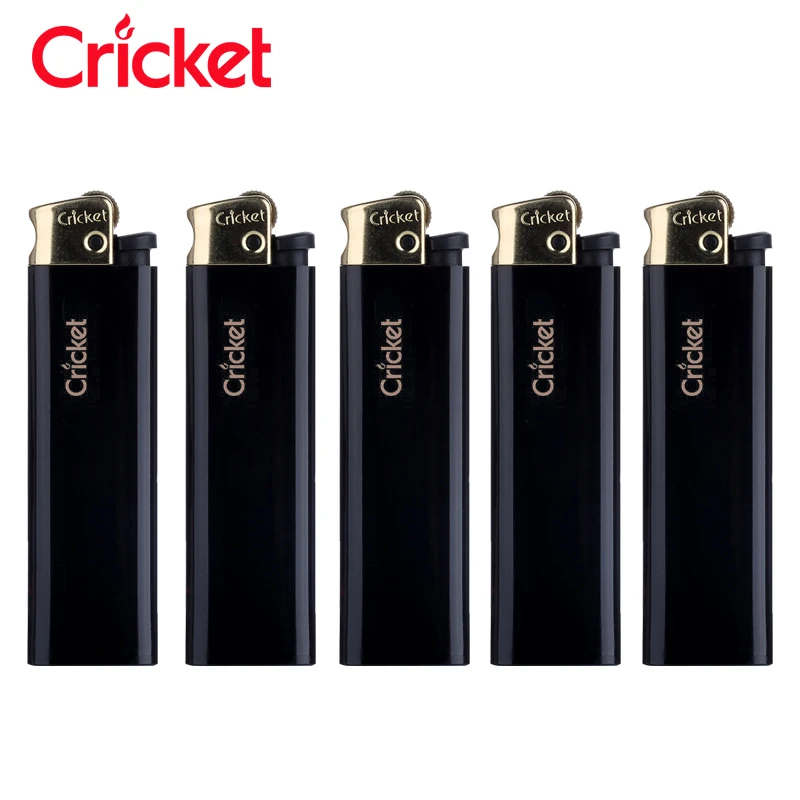 cricket草蜢黑金一次性打火机耐用火石砂轮滑轮防爆火机广告定制