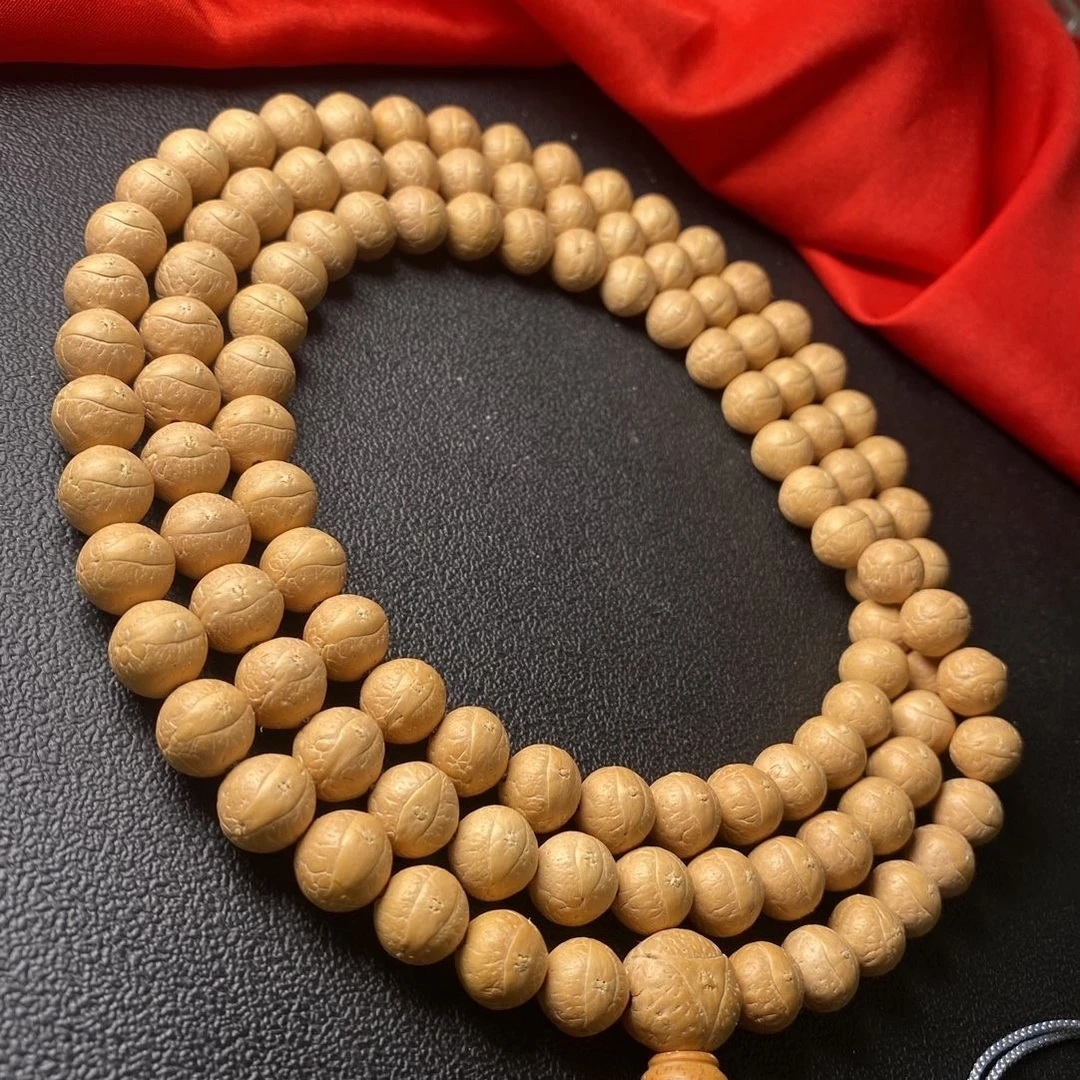 非金属木质手链 尼泊尔凤眼菩提手串108老料手链木质文玩念珠男女