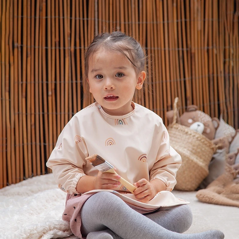 coolable可酷宝贝宝宝罩衣婴儿外穿男宝防水防脏女儿童吃饭反穿衣