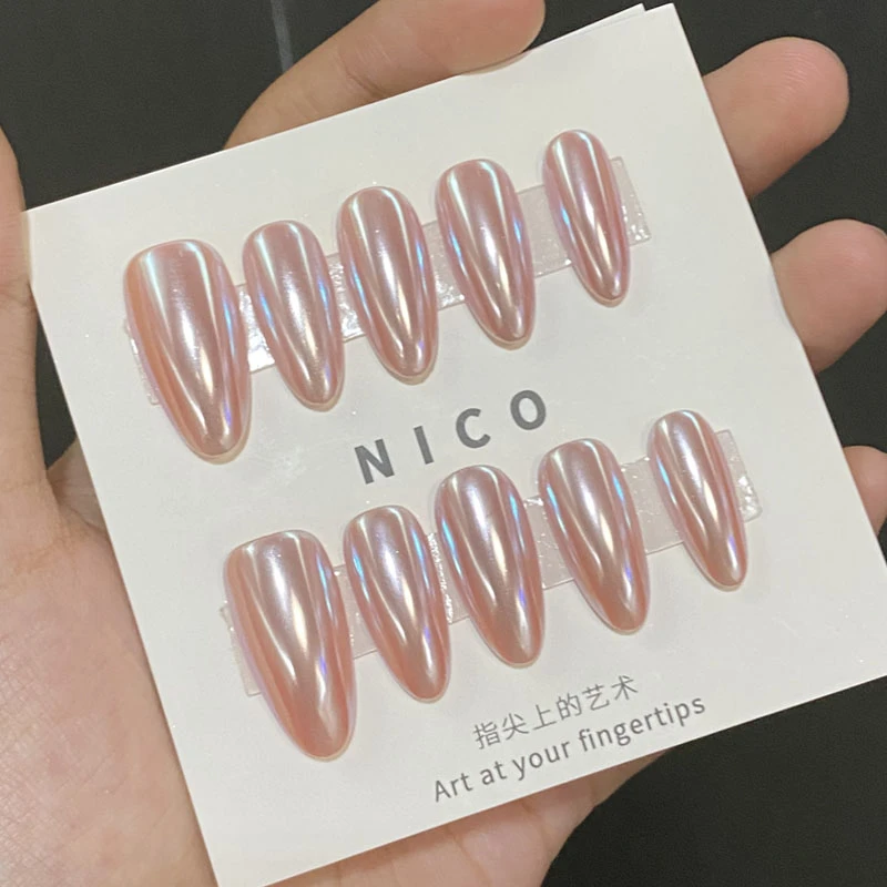 【粉海莉】 NICO设计穿戴甲 纯手工穿戴甲 高端穿戴甲