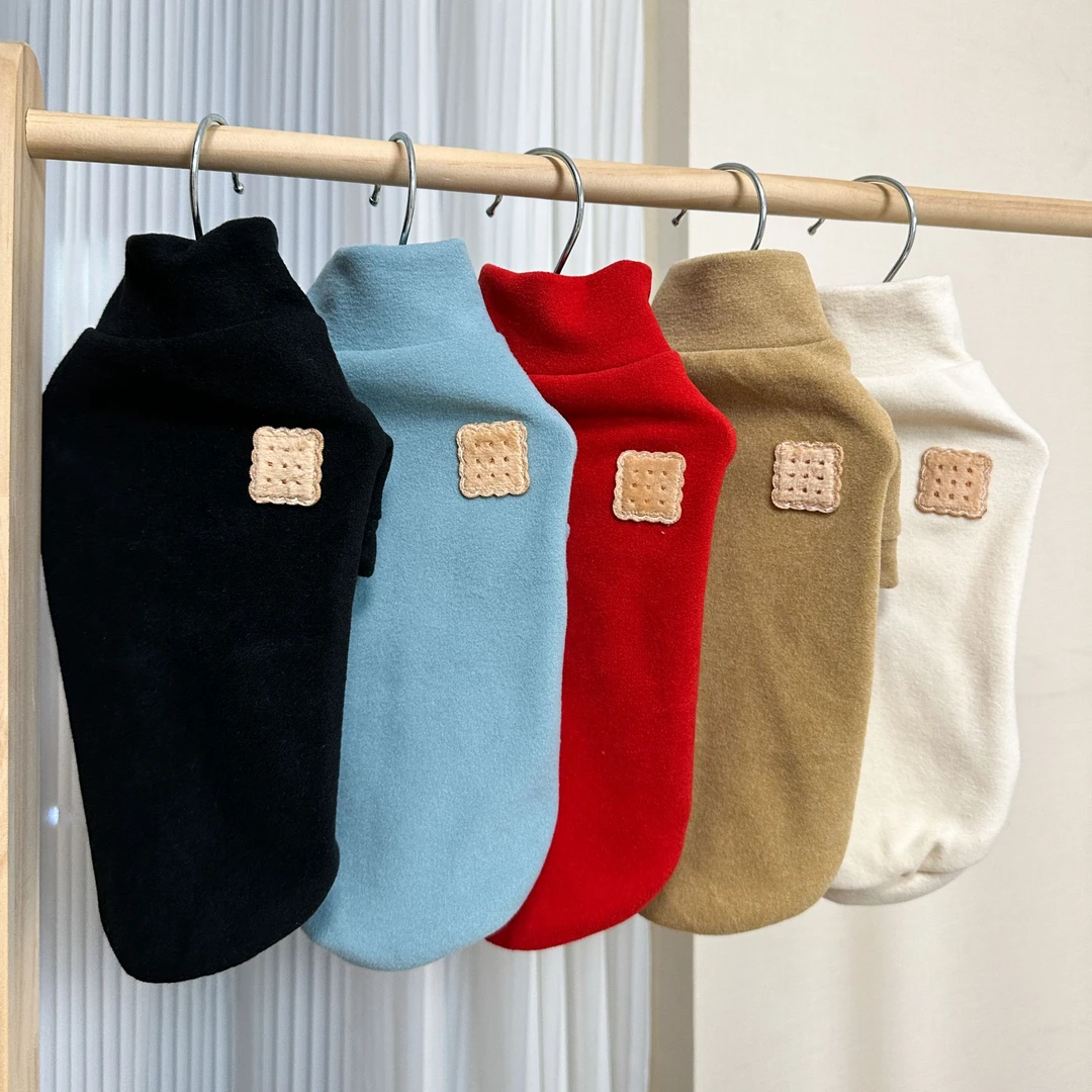 饼干卫衣 包邮无毛猫衣服德文双面德绒阳离子加厚保暖自热打底衫