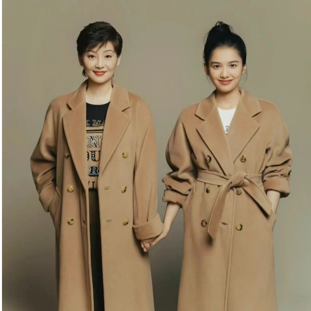 亿颗潮奢 99新 路路 maxmara 101801经典驼色大衣 38码 Y212