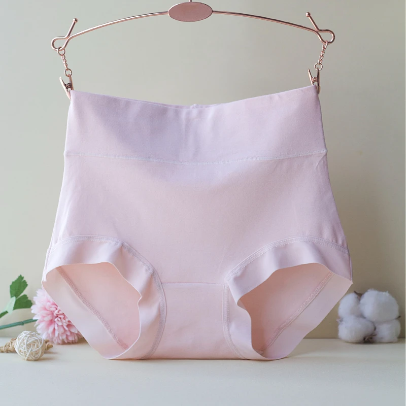 高腰女士纯棉内裤收小肚子透气舒适包臀大码女生三角裤头妈妈短裤