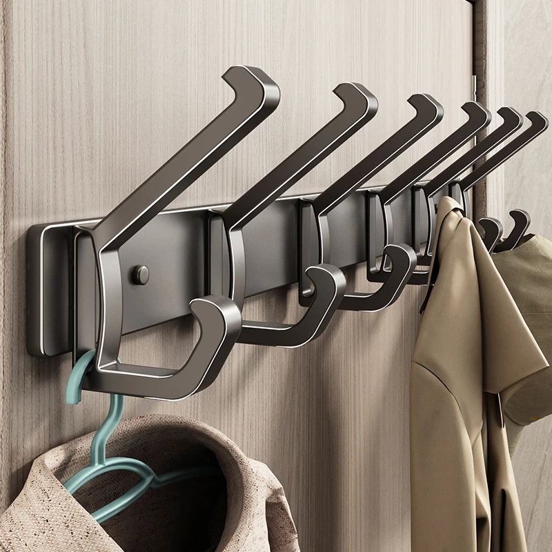 门后挂钩衣服挂架卧室挂衣架壁挂墙上免打孔强力浴室置物收纳神器