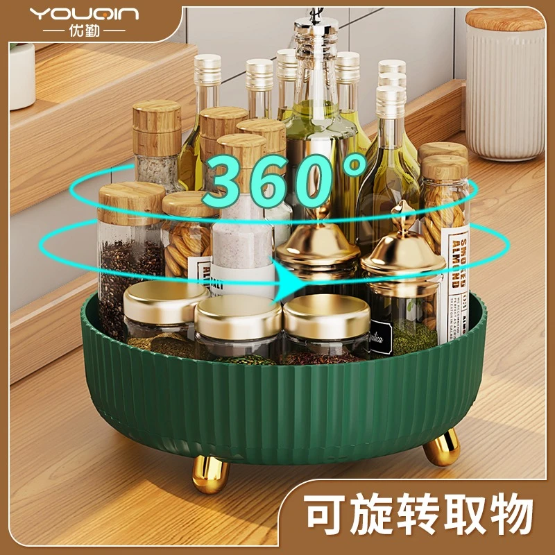 厨房调料置物架旋转家用大全用品专用多功能各种调味料盒收纳神器