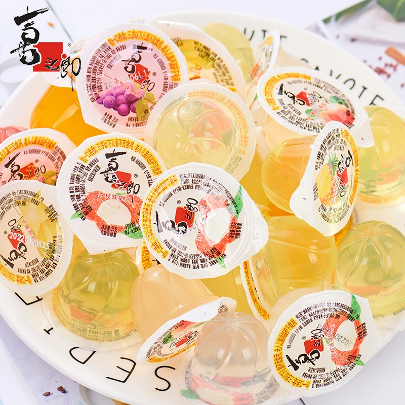 喜之郎水果味果冻1斤约16个散装儿时零食整箱批发结婚婚庆喜糖果