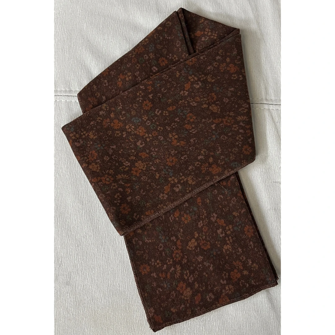 【昊雅】柔软精品碎花色围巾双面秋冬