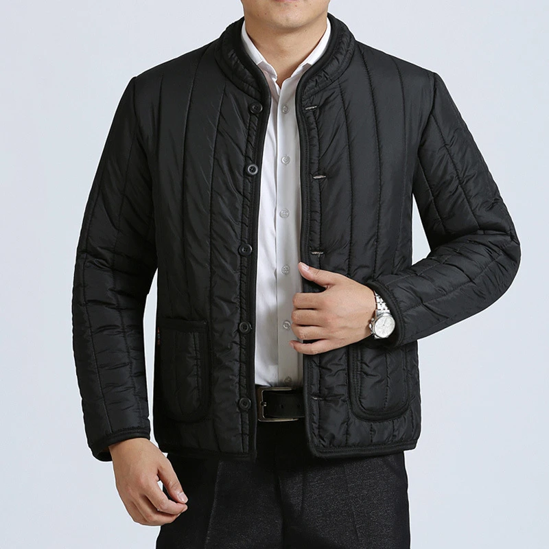 中老年男士棉袄加厚加绒老人棉衣棉服保暖开身外穿防寒服上衣冬季