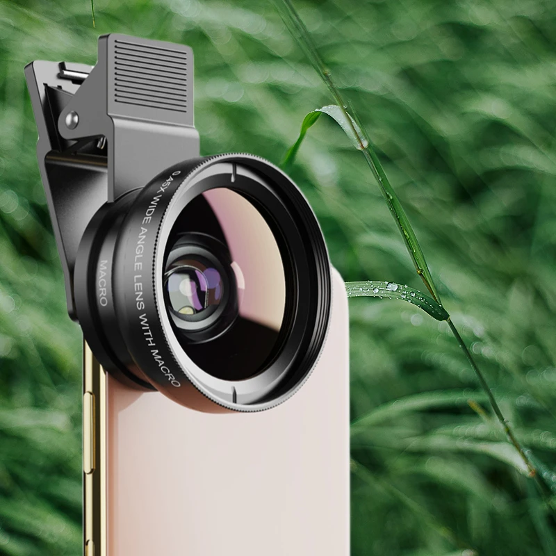 多功能通用手机专业37MM， 0.45X广角+微距二合一镜头