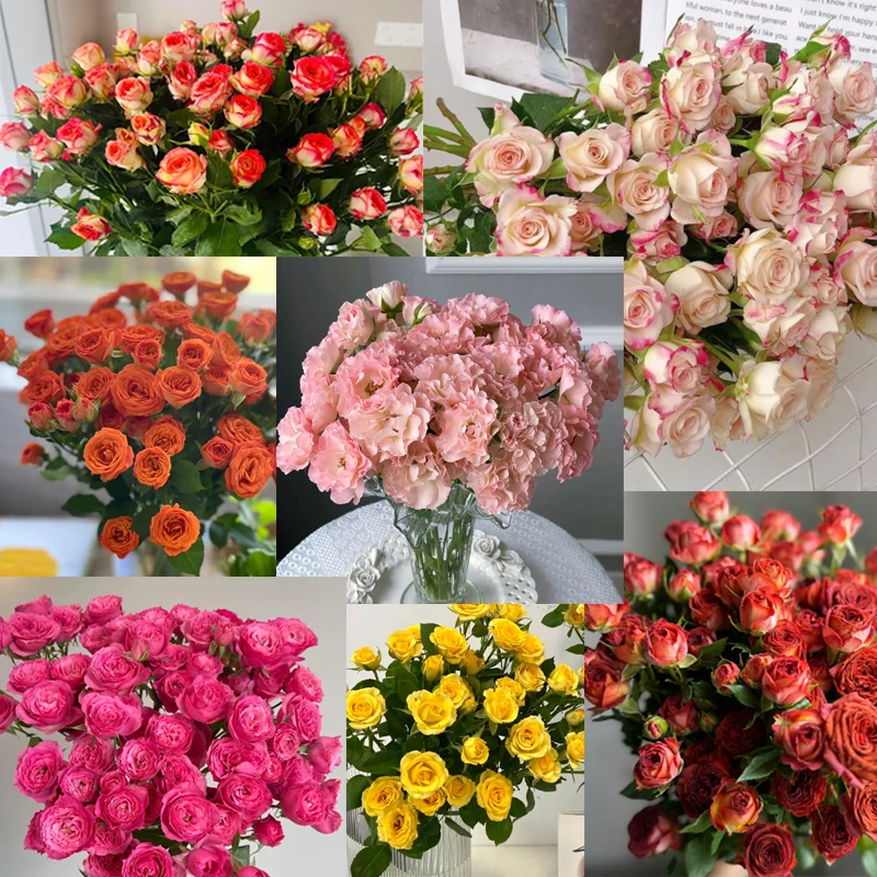 【多头组合花材】(任意两单顺丰冷链/德邦空运)办公桌家用水养插花