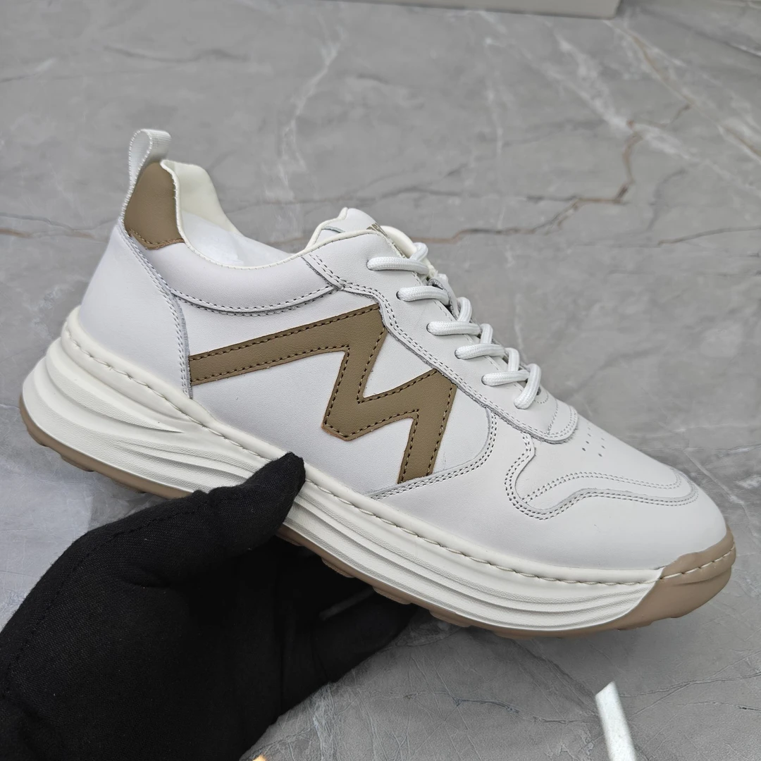 圆头系带休闲鞋男66682