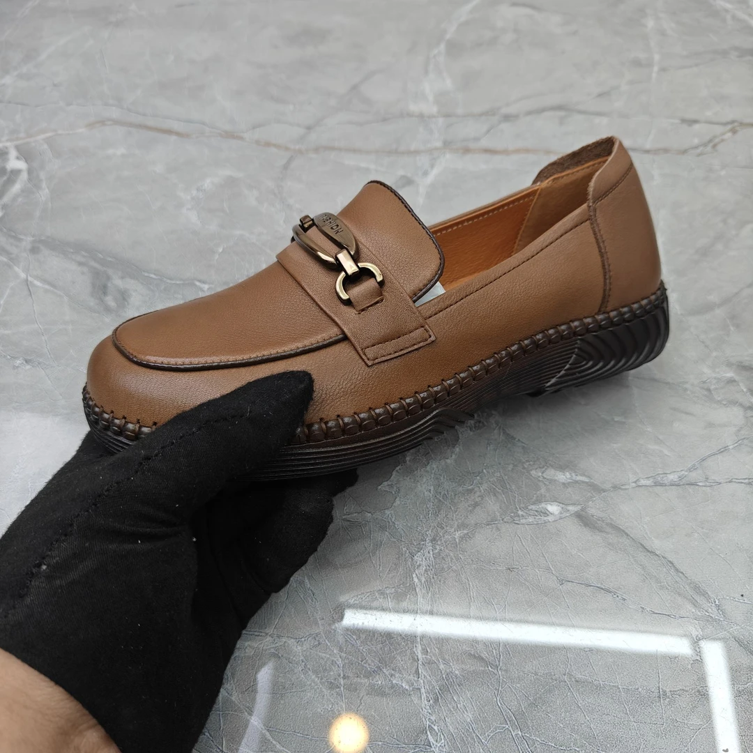 粗跟单鞋女78018