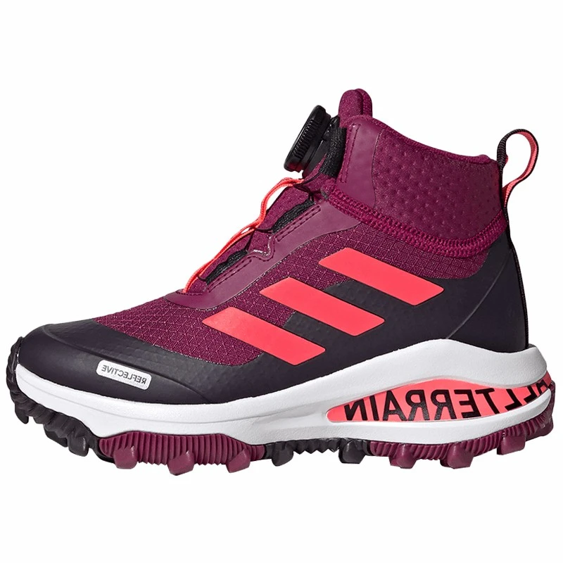 Adidas阿迪达斯冬季男女童经典百搭保暖高帮户外休闲运动鞋FV3487