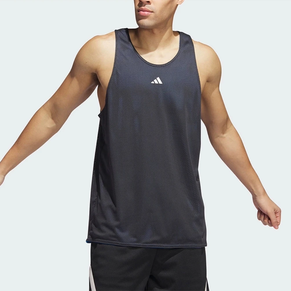 Adidas/阿迪达斯男子训练健身两面穿运动背心IM4211