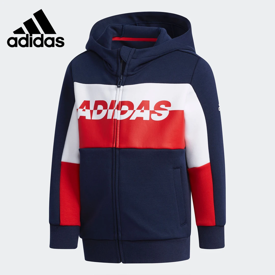 Adidas/阿迪达斯LB KN JKT小童装训练针织夹克休闲外套FN3311儿童