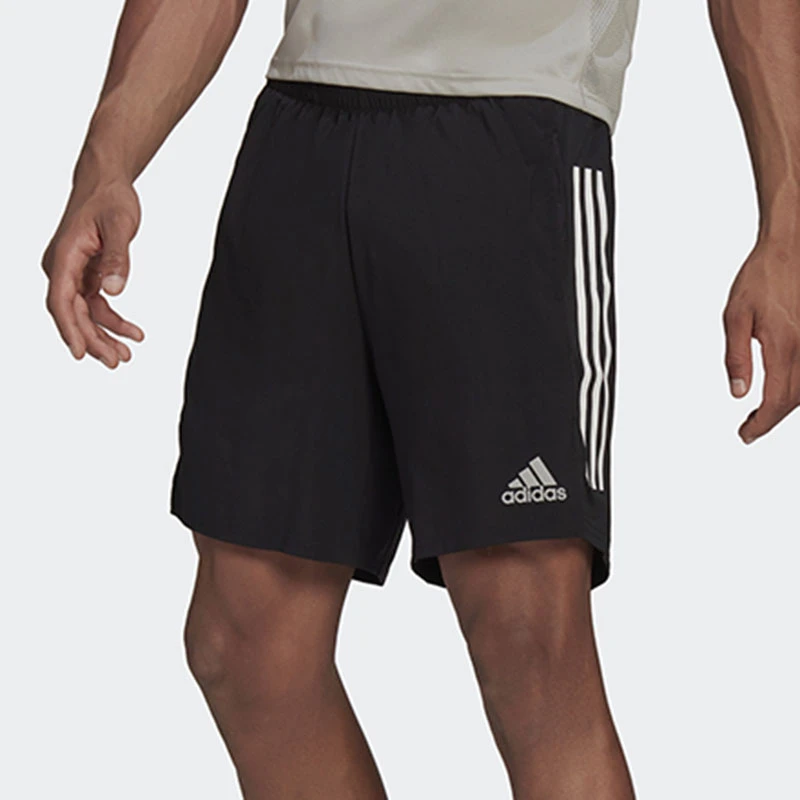 Adidas阿迪达斯梭织短裤男宽松夏季夜跑运动裤子五分裤GQ9352男装