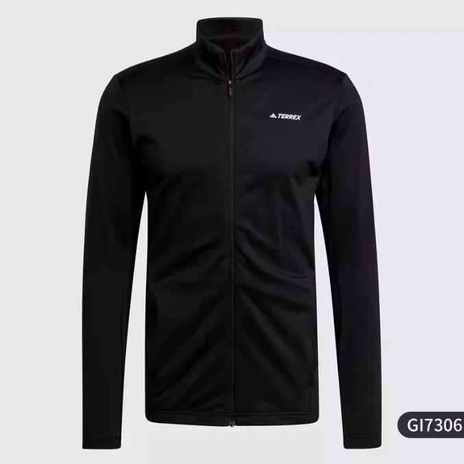 Adidas/阿迪达斯秋冬男子户外透气运动抓绒外套 GI7306