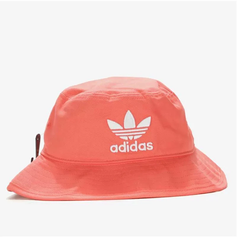 Adidas/阿迪达斯三叶草BUCKET HAT AC时尚休闲帽子西瓜红ED9386