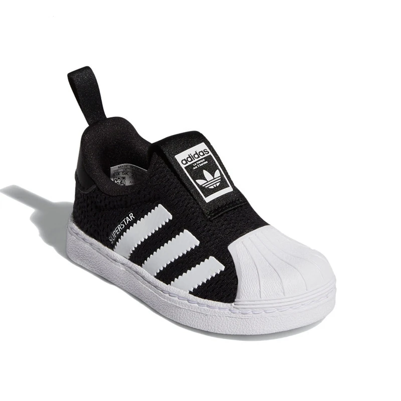 adidas/阿迪达斯三叶草婴童一脚蹬幼童贝壳头运动鞋休闲鞋EF0892