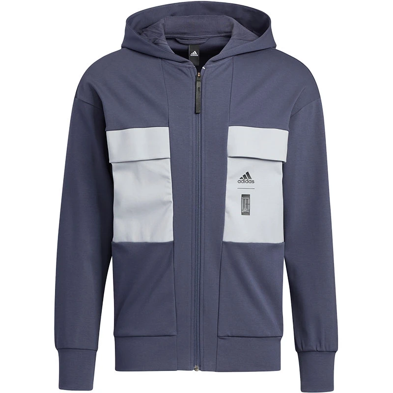 Adidas阿迪达斯男装夹克春秋运动休闲连帽外套HE5139男士风衣防风