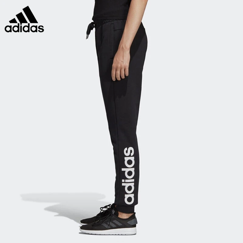 Adidas阿迪达斯卫裤女运动裤针织透气收口小脚长裤DP2398户外休闲