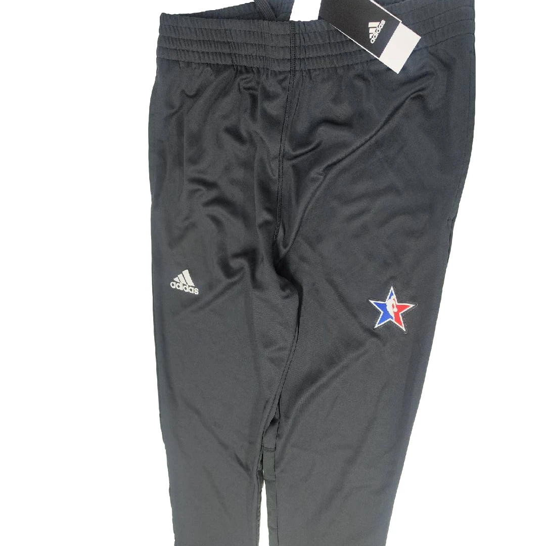 adidas/阿迪达斯男子男款运动NBA休闲训练长裤聚酯纤维 AZ5910
