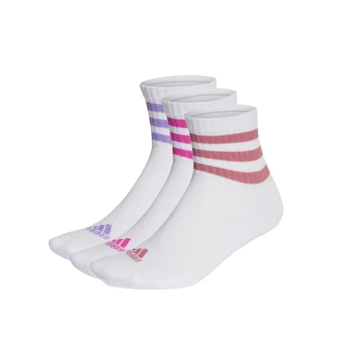 adidas/阿迪达斯三条纹运动短袜男女同款3双装IC1320