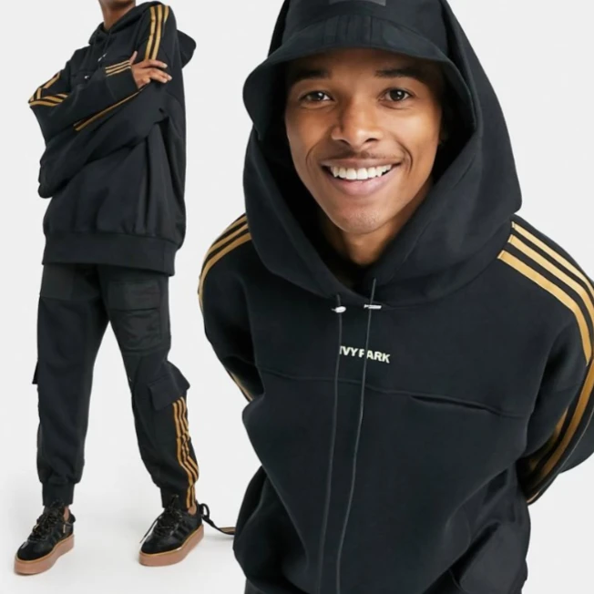 adidas/阿迪达斯卫衣运动连帽连帽男士户外套头时尚宽松GT9085