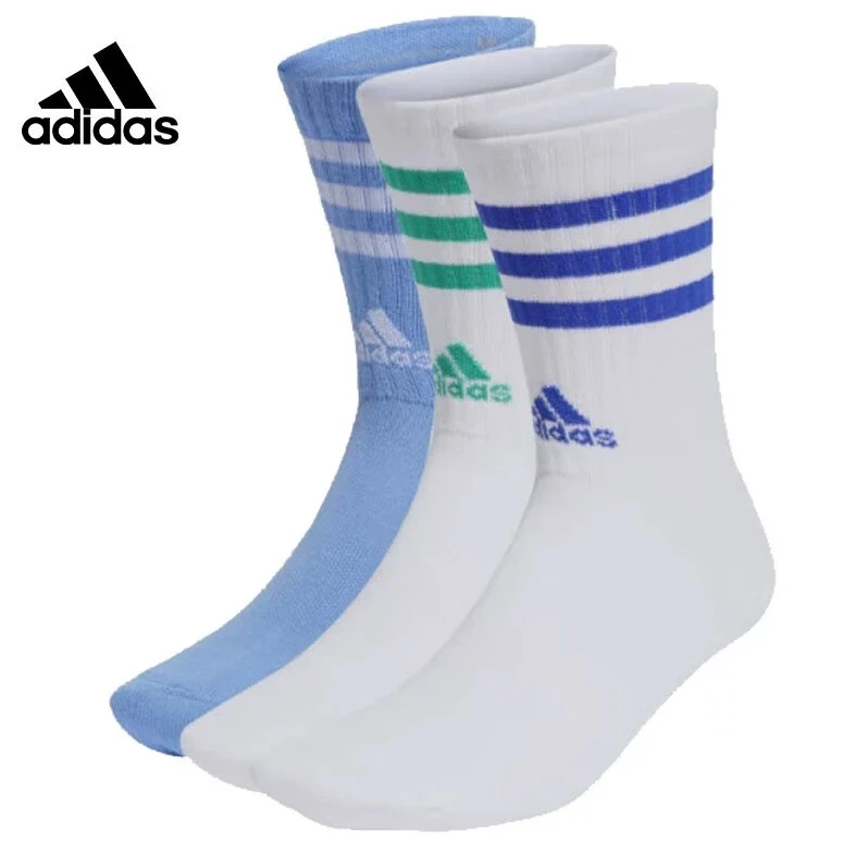 adidas阿迪达斯男女款春季运动袜舒适透气高筒高帮休闲袜IC1325
