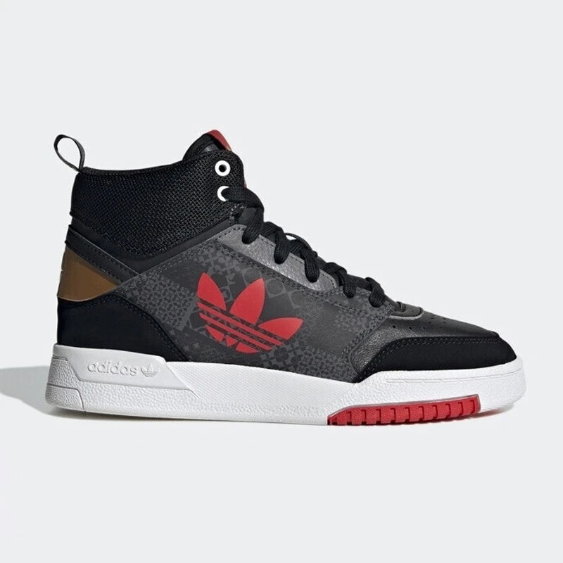 adidas/阿迪达斯三叶草休闲女鞋春季运动高帮轻便板鞋GX6353男子