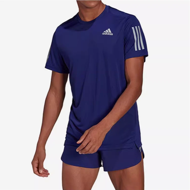 Adidas/阿迪达斯夏季透气训练男子运动圆领短袖T恤HB7439
