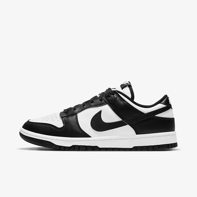 耐克(NIKE)Dunk Low Retro 黑白熊猫男款低帮休闲板鞋DD1391-100