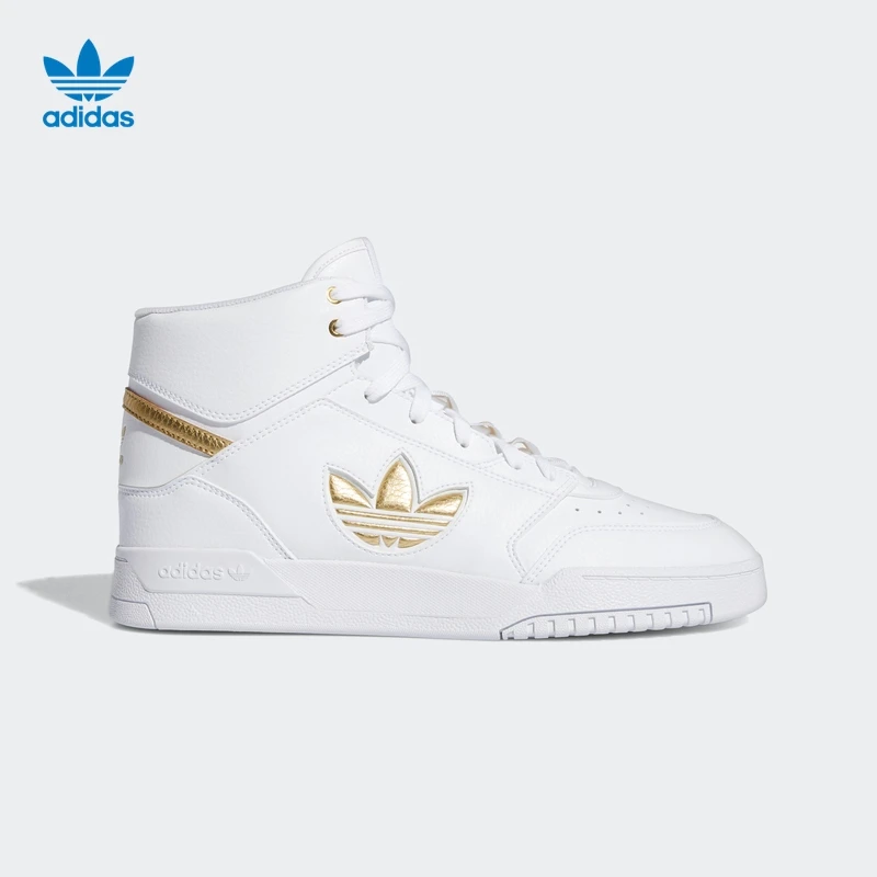 adidas/阿迪达斯三叶草DROP STEP男女运动高帮休闲鞋板鞋FW2040