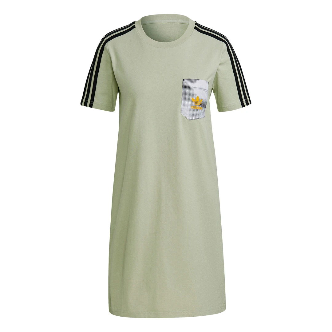 Adidas/阿迪达斯女子三叶草短袖夏季运动连衣裙 女装女款 HA4720