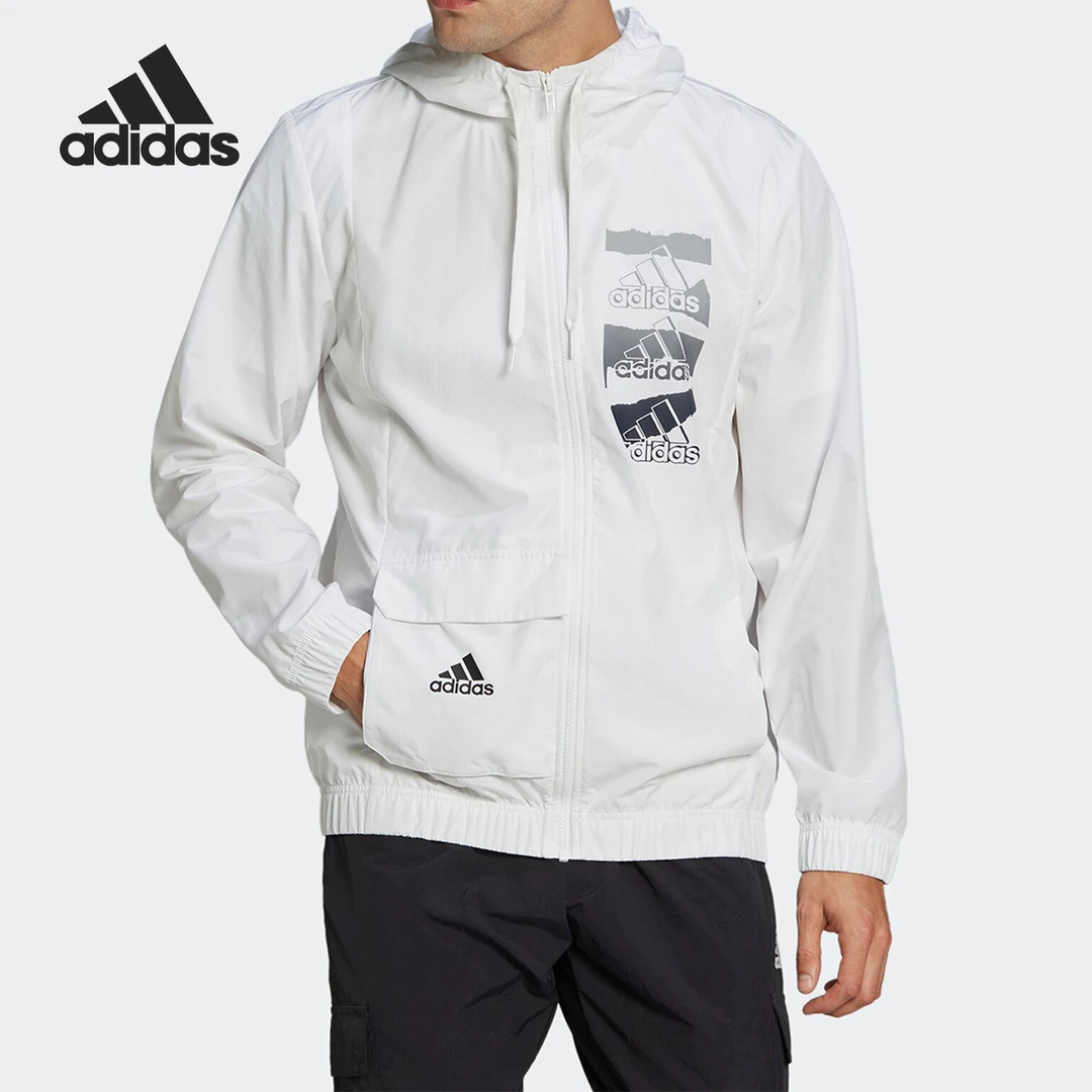 Adidas/阿迪达斯男子运动连帽夹克外套HE1881