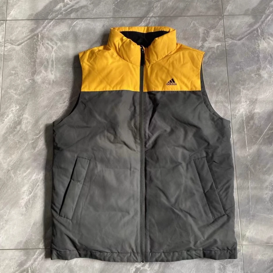 Adidas/阿迪达斯 男子防风保暖运动休闲羽绒马甲背心 FS0034