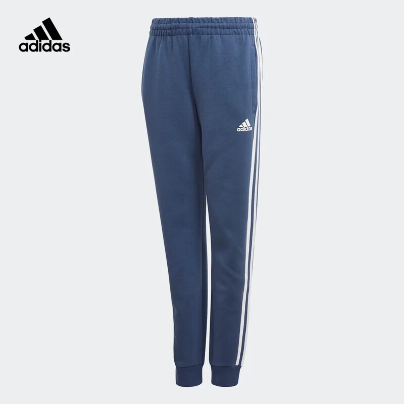 adidas阿迪达斯轻运动男大童装运动加厚长裤FQ7720 科技靛蓝男童