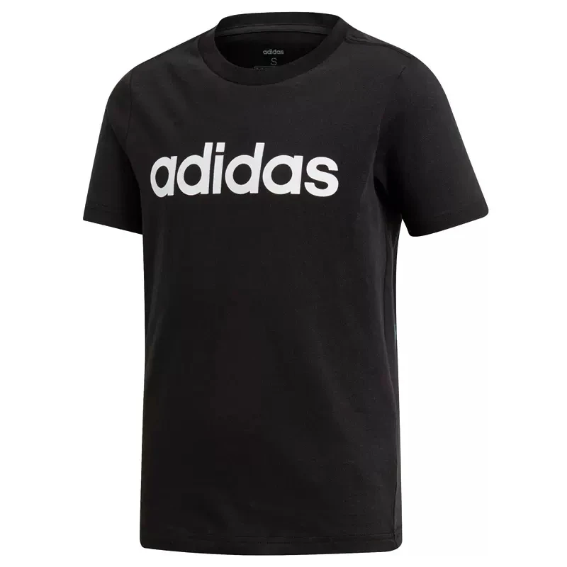 Adidas/阿迪达斯夏季儿童简约透气休闲运动圆领T恤 DV1811男士
