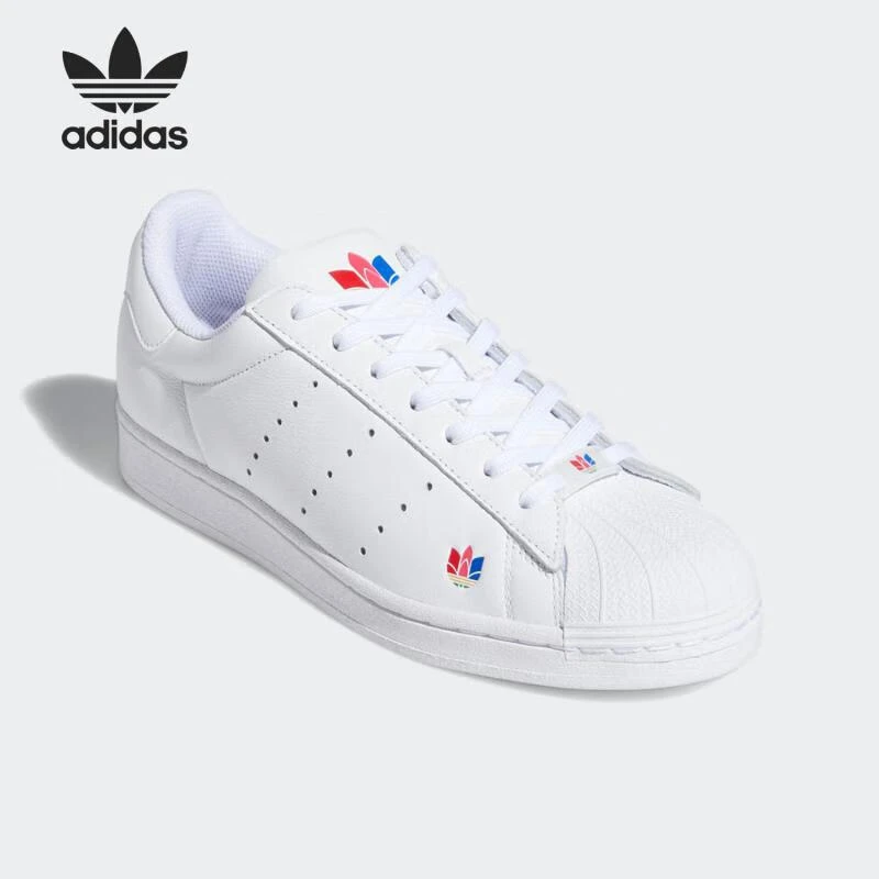 阿迪达斯（adidas）板鞋男鞋夏季STAN SMITH 贝壳头小白鞋 FZ2153