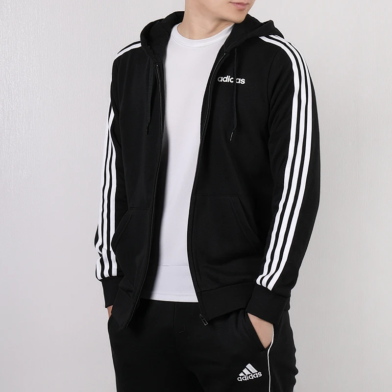 Adidas阿迪达斯男装休闲经典运动服上衣连帽夹克外套DQ3102男士