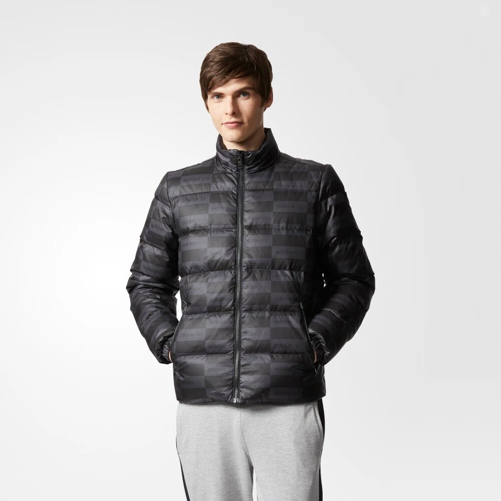 adidas阿迪达斯 neo男装冬季保暖羽绒外套CF0800