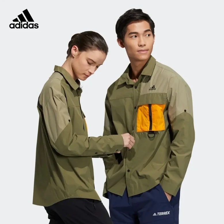 Adidas/阿迪达斯 夏季男女同款情侣款时尚休闲开衫外套H13775