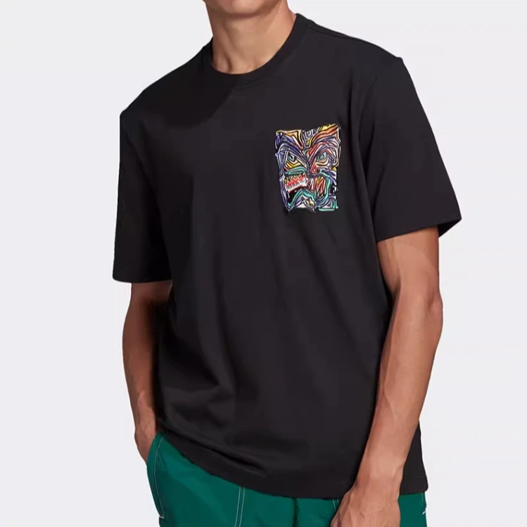 Adidas/阿迪达斯 三叶草男子时尚休闲夏季运动短袖T恤 GN2340