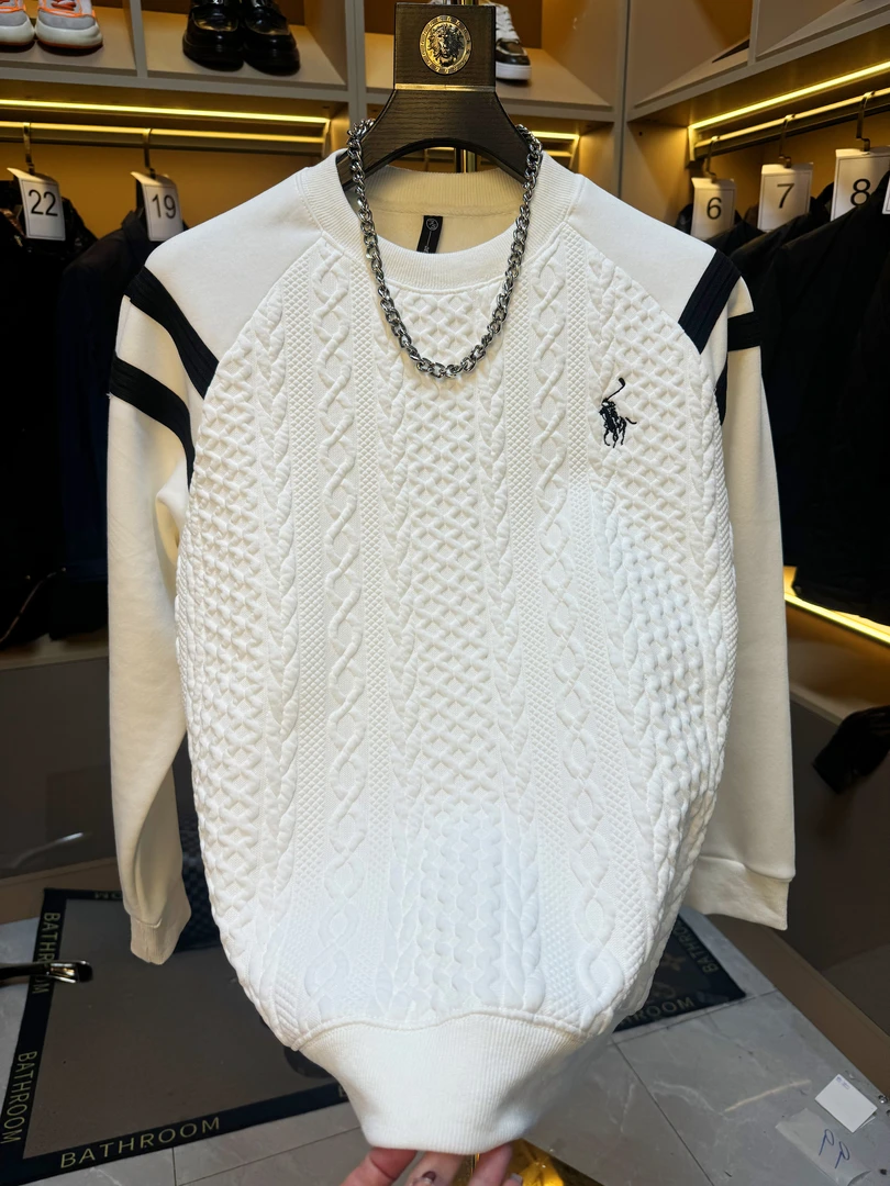 2024老钱风极简风男士长袖T恤百搭时尚气质休闲66022